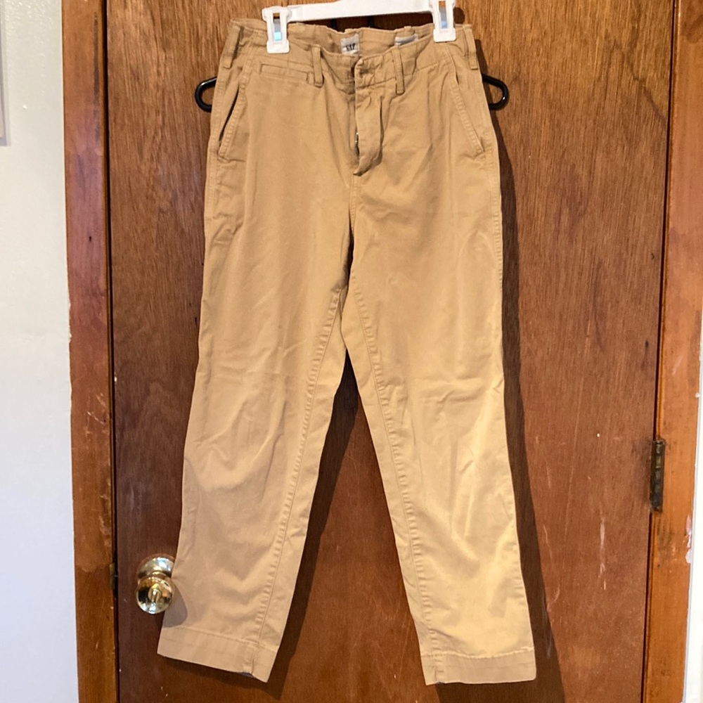 Straight khakis